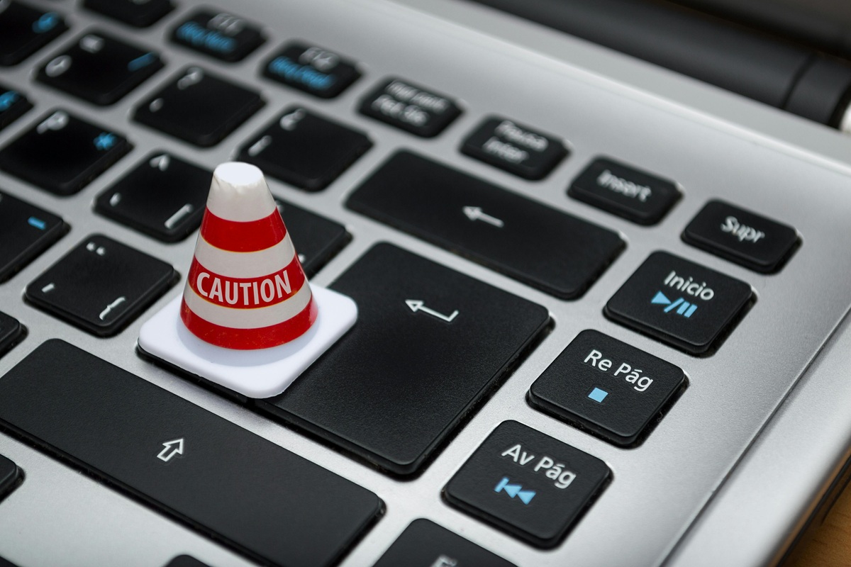 proceed with caution when using a computer and especially when hitting the enter key
